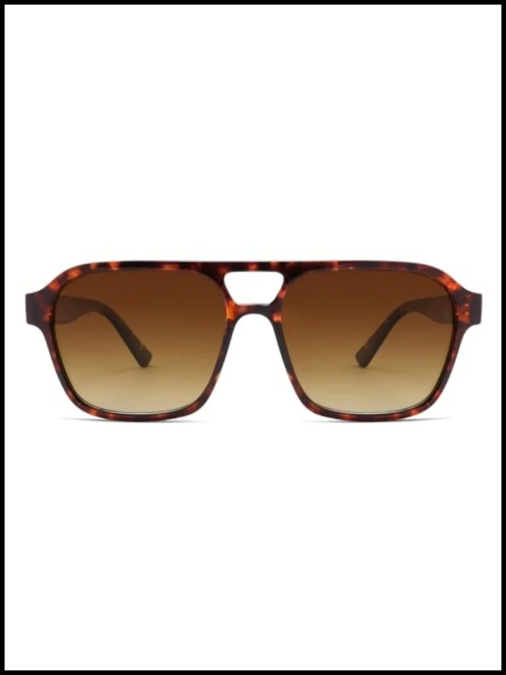 Retro Square Aviator Sunglasses Polarized UV Protection Oversized Unisex